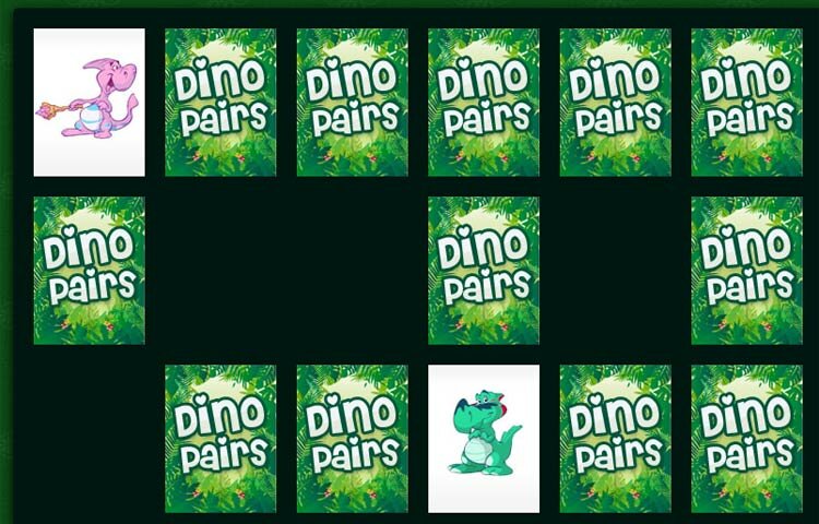 Dino Pairs Game