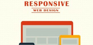 Responsive web design - futuristic technology