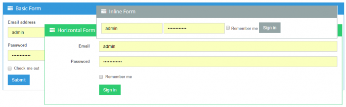 Bootstrap Forms