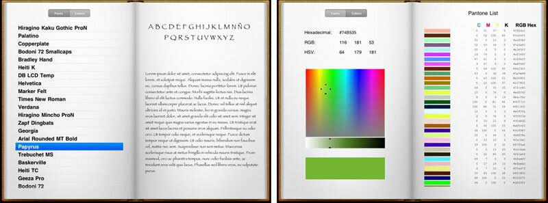 Fonts And Colors Reference