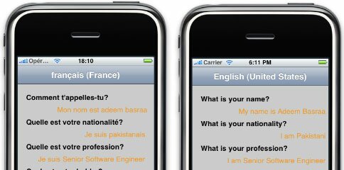 Localizing your iPhone application