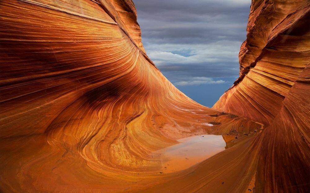 Beautiful sandstone formations in Arizona