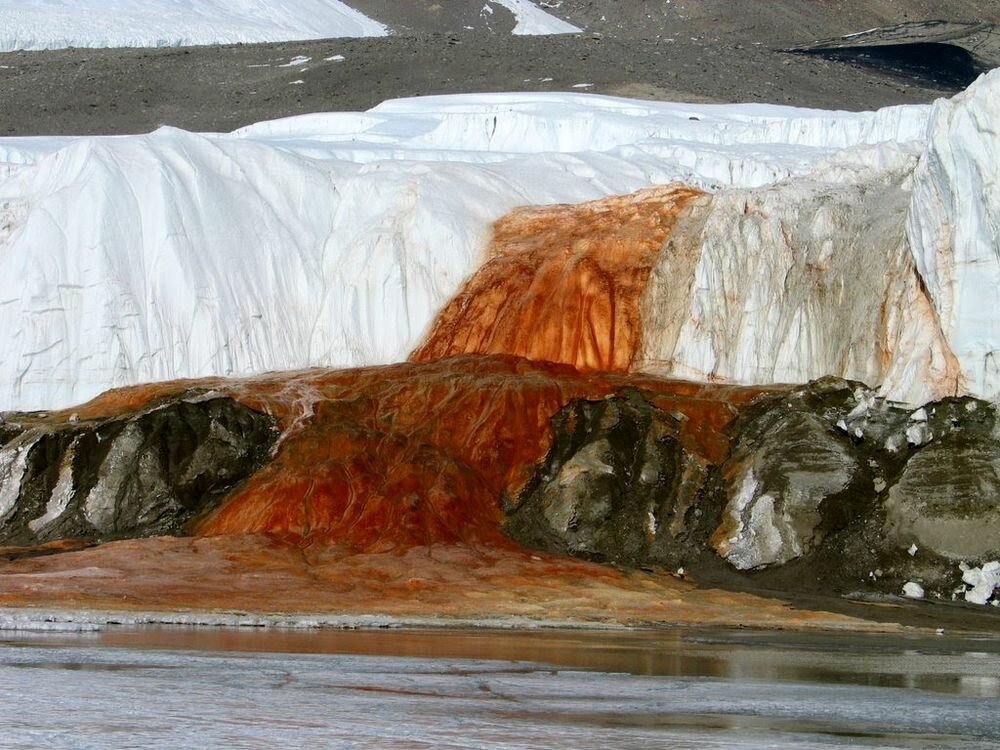 The Blood Falls in Antarctica