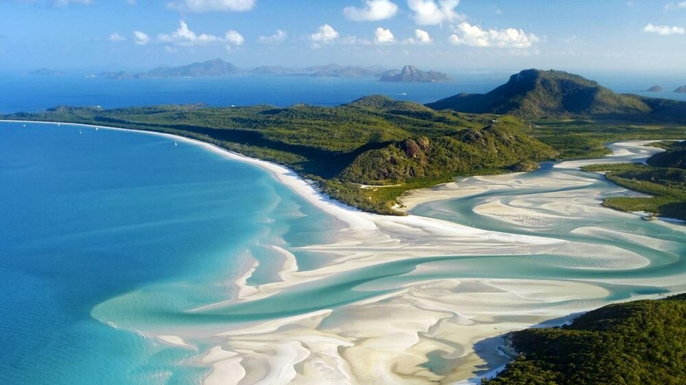 White beaches harbor, Australia