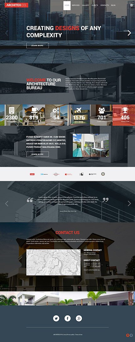 Architecture WP Template