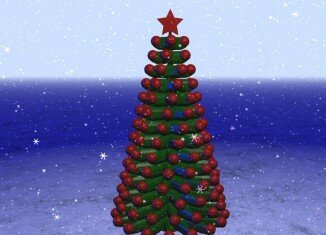 Christmas tree with three.js