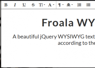 Froala WYSIWYG Editor