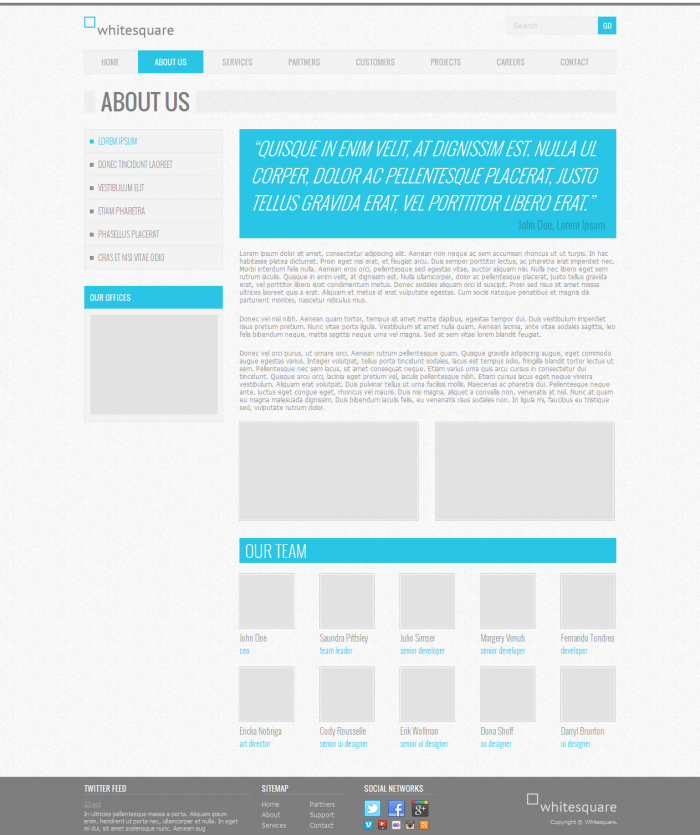 Page layout with Boostrap 3